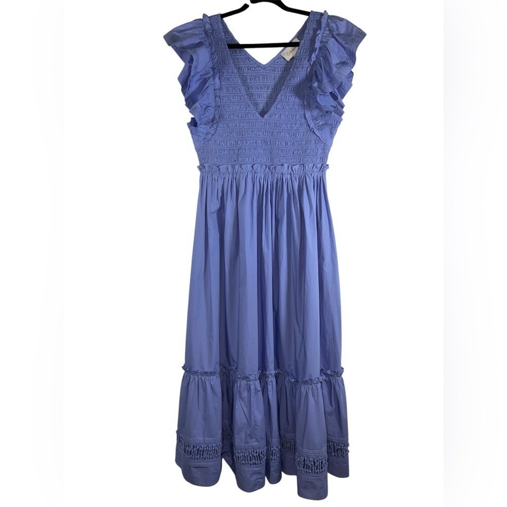 Cleobella Gladys Ankle Dress in Periwinkle NWOT – Size L - Picture 6 of 11
